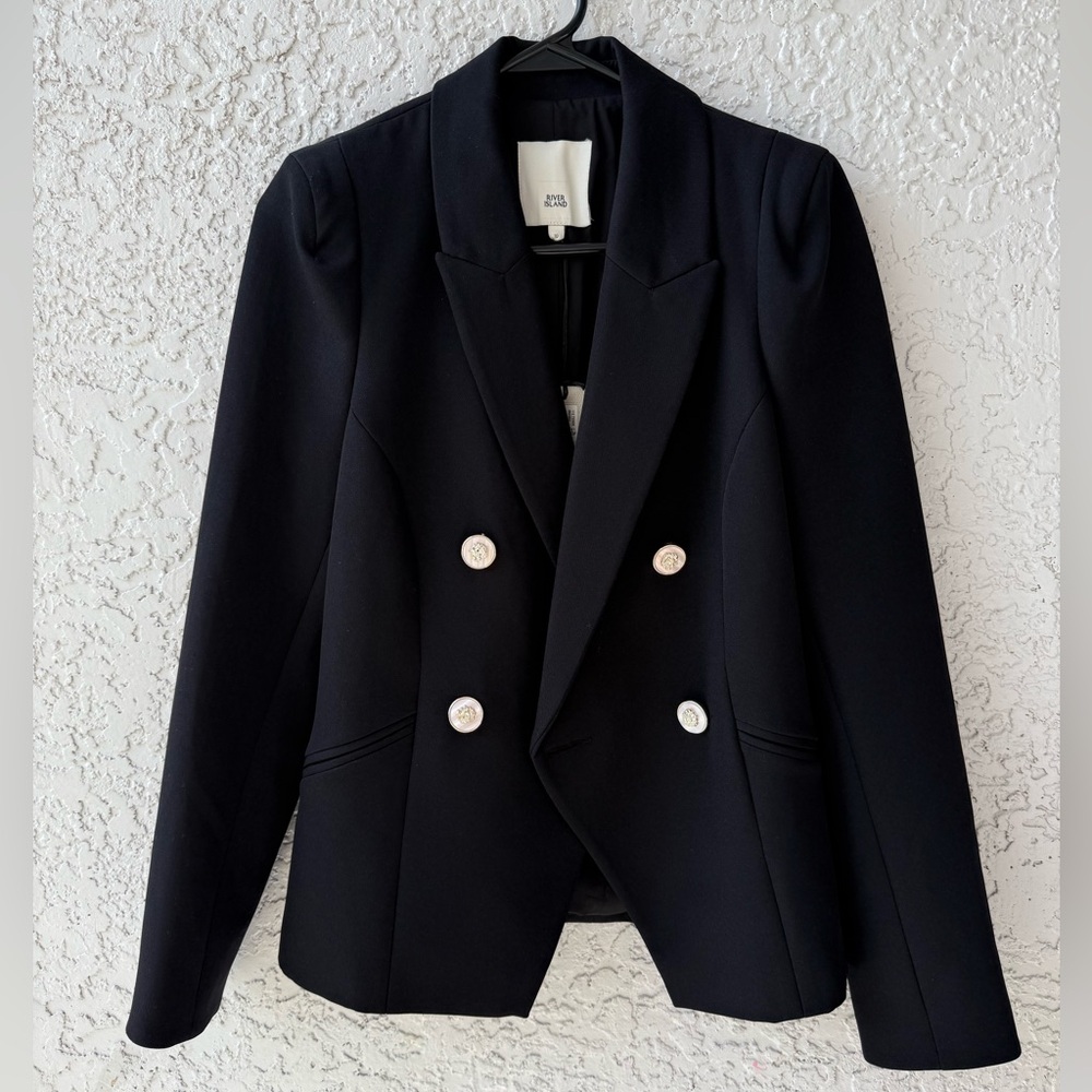 River Island Women's Premium Double Breasted Blazer
Size 10